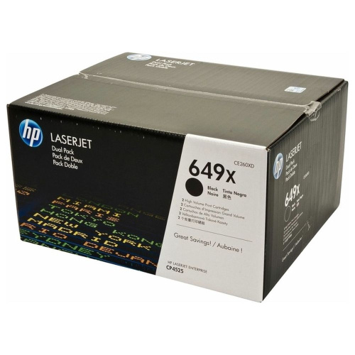 Картридж HP CE260XD (649X) черный