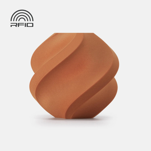 Филамент Bambu Lab PLA Wood 1кг, RFID (с катушкой) Clay Brown (13801)