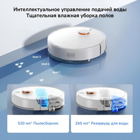 Робот-пылесос Xiaomi Robot Vacuum S40C (E101) BHR9664EU Global, белый