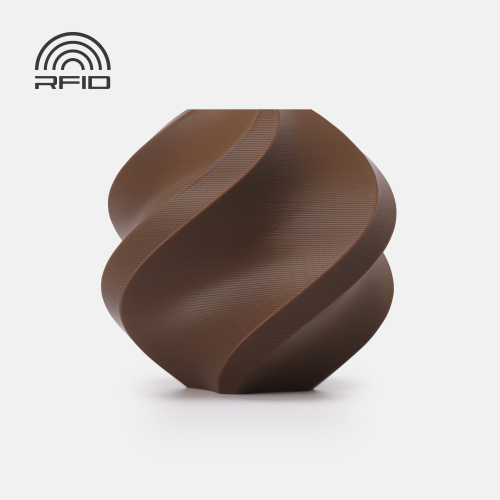Филамент Bambu Lab PLA Basic 1кг, RFID (с катушкой) Cocoa Brown (10802)
