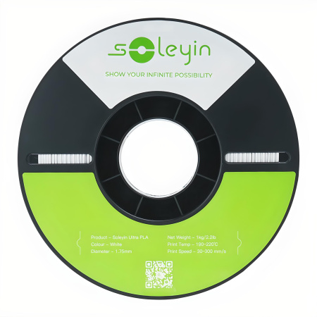 Филамент Creality Soleyin Ultra PLA 1кг, 1.75мм White