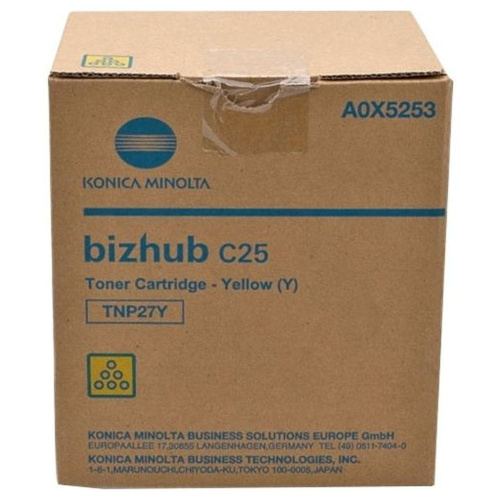 Картридж Konica Minolta TNP-27Y (A0X5253) желтый
