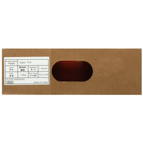 Филамент Creality Hyper PLA 1кг, 1.75мм Brown