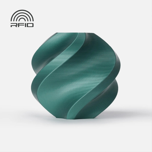 Филамент Bambu Lab PLA Metal 1кг, RFID (с катушкой) Oxide Green Metallic (13500)