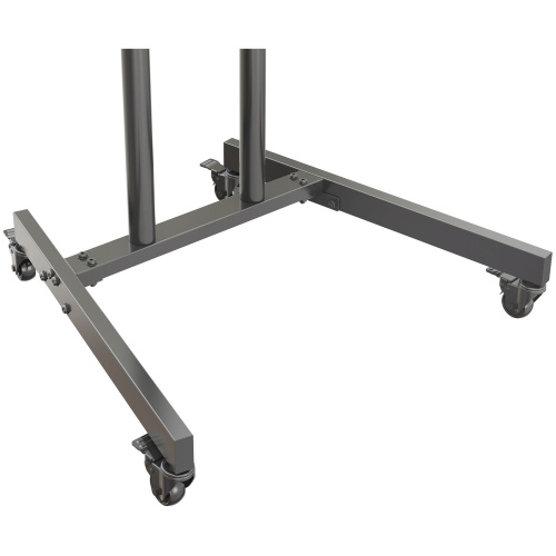 Стойка для телевизора напольная Cactus 37"-70", на колесах, до 68кг, черная, CS-ST04