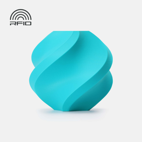 Филамент Bambu Lab PLA Basic 1кг, RFID (без катушки) Turquoise (10605)