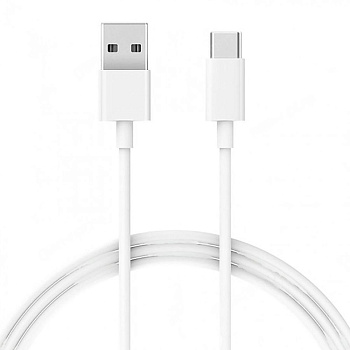 Кабель Xiaomi USB - Type-C, 3A 1м, белый, SJX14ZM