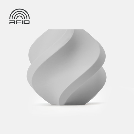 Филамент Bambu Lab PLA Basic 1кг, RFID (без катушки) Light Gray (10104)