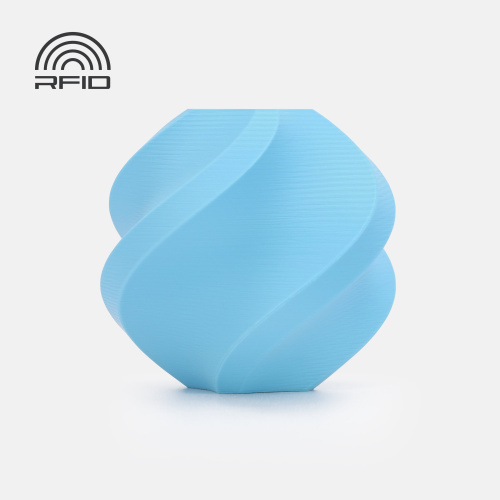 Филамент Bambu Lab PLA Matte 1кг, RFID (без катушки) Matte Sky Blue (11603)
