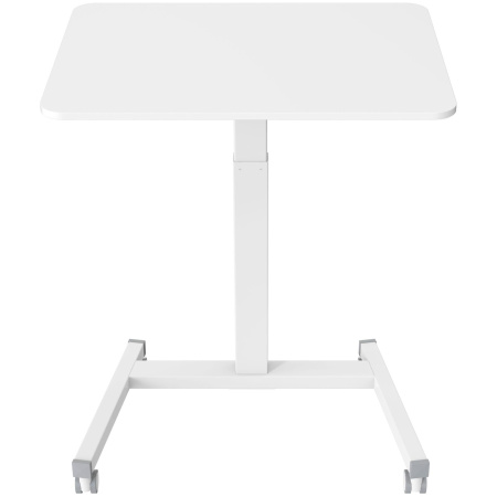 Стол для ноутбука Cactus 80x60x78-121см, на колесах, МДФ, белый (CS-FDS102WWT)