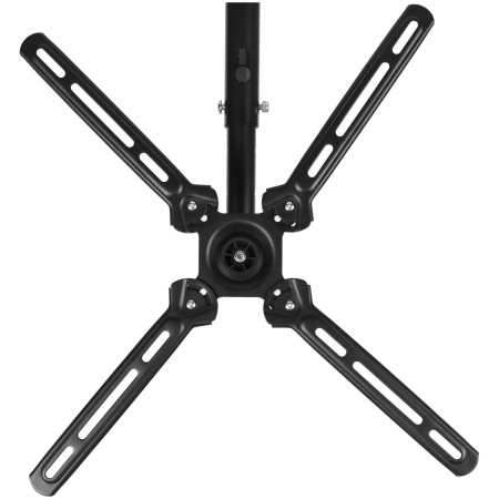 Кронштейн для телевизора потолочный Cactus 23"-55", поворот и наклон, до 45кг, черный,  CS-CP07