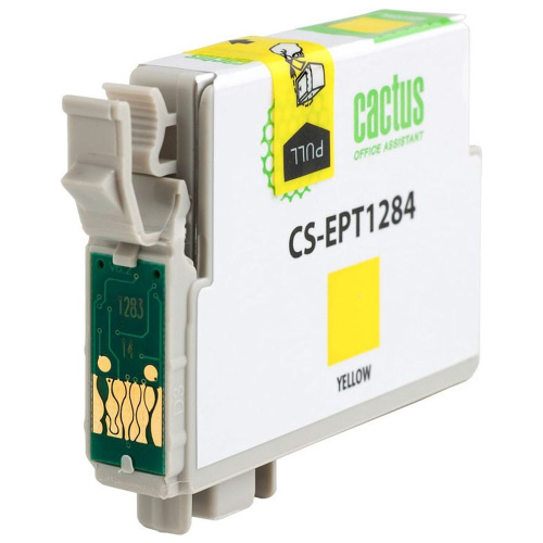 Картридж Cactus T1284 (CS-EPT1284) желтый для Epson
