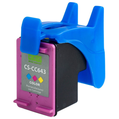 Картридж Cactus CC643H (CS-CC643) 121 цветной для HP