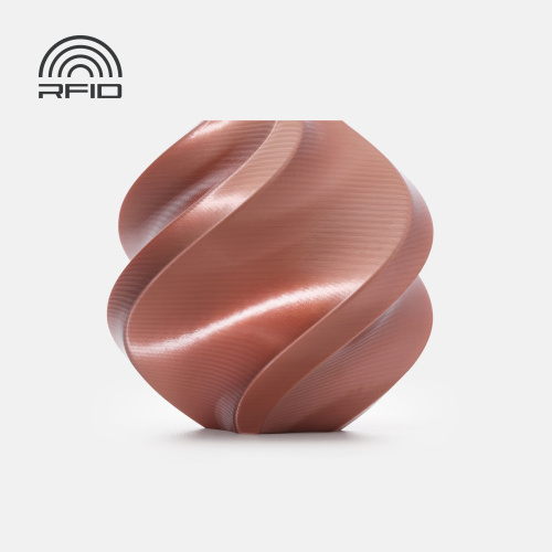 Филамент Bambu Lab PLA Silk+ 1кг, RFID (с катушкой) Rose Gold (13206)