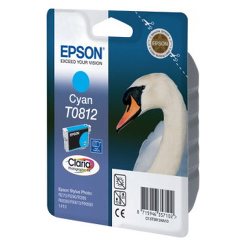 Картридж Epson C13T08124A10 (T0812) голубой