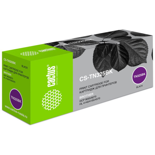 Картридж Cactus TN-325BK (CS-TN325BK) для Brother
