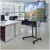 Стойка для телевизора напольная Cactus 37"-75", на колесах, до 81.6кг, черная, CS-ST31