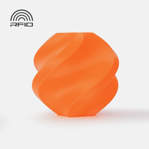 Филамент Bambu Lab PLA Basic 1кг, RFID (без катушки) Orange (10300)