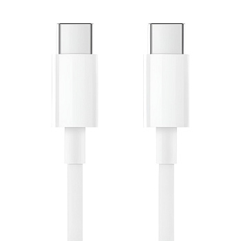 Кабель Xiaomi Type-C - Type-C, 6A 1м, белый (для быстрой зарядки) BHR7587CN
