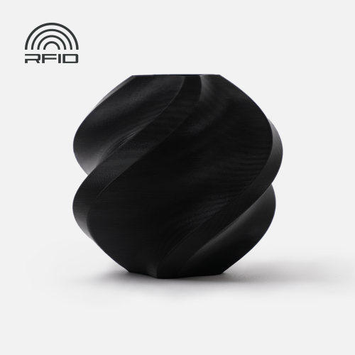 Филамент Bambu Lab PLA Basic 1кг, RFID (без катушки) Black (10101)