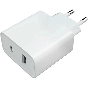 Зарядное устройство сетевое Xiaomi Mi 33W Wall Charger USB+Type-C, AD332EU Global