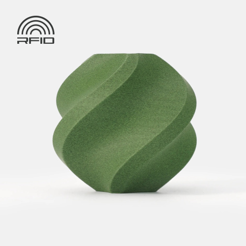Филамент Bambu Lab PLA-CF 1кг, RFID (без катушки) Matcha Green (14500)