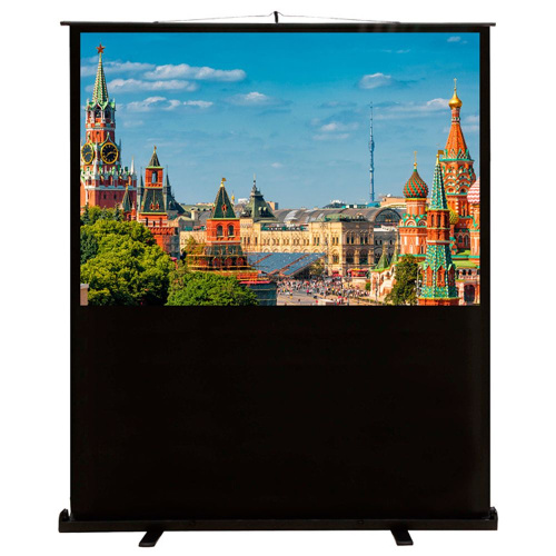 Экран Cactus 200x150см FloorCompactExpert, 98", 4:3 напольный, рулонный, CS-PSFLCE-200X150