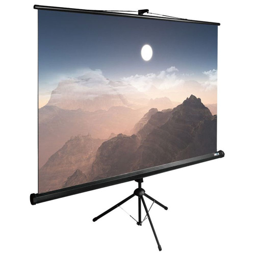 Экран Cactus 180x180см TriExpert, 100", 1:1 напольный, рулонный, черный, CS-PSTE-180x180-BK