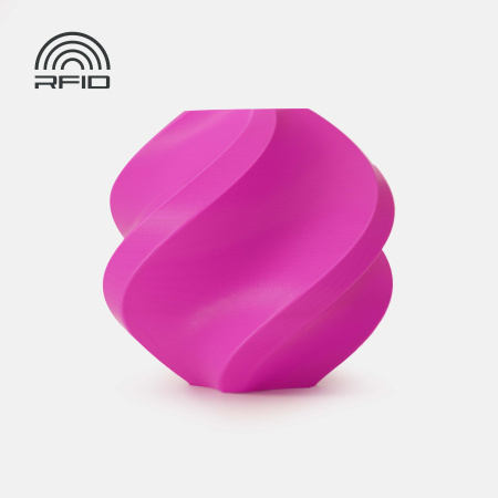 Филамент Bambu Lab PLA Basic 1кг, RFID (без катушки) Magenta (10202)