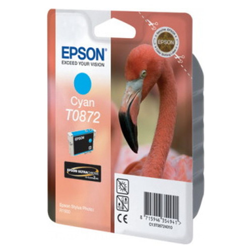 Картридж Epson T087240 (T0872, C13T08724010) голубой
