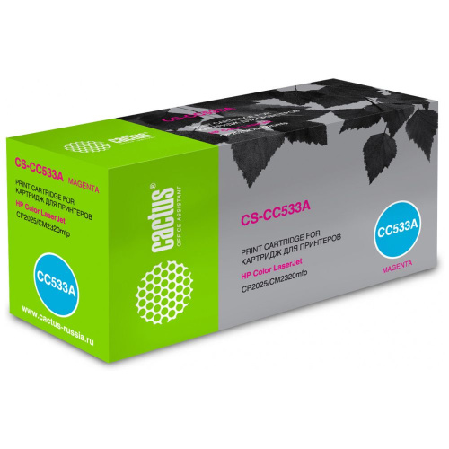 Картридж Cactus CC533A (CS-CC533A) 304A пурпурный для HP