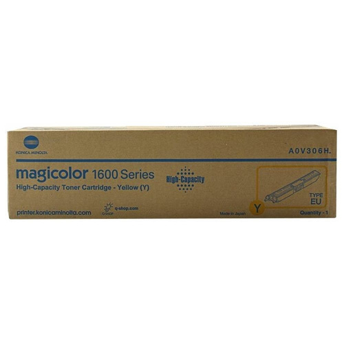 Картридж Konica Minolta A0V306H желтый