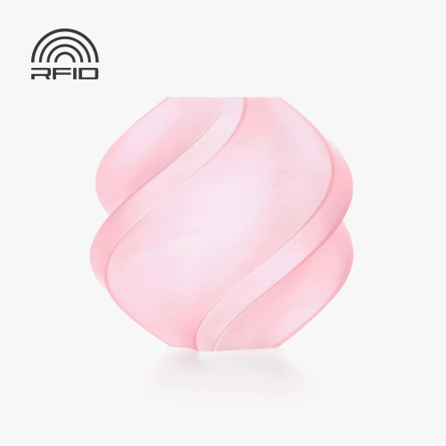 Филамент Bambu Lab PLA Translucent 1кг, RFID (с катушкой) Cherry Pink (13211)