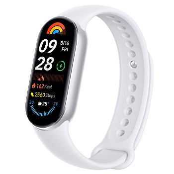 Фитнес-браслет Xiaomi Mi Smart Band 9, Global, серебристый