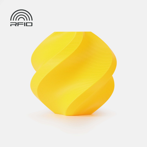 Филамент Bambu Lab PLA Basic 1кг, RFID (с катушкой) Yellow (10400)