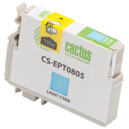 Картридж Cactus T0805 )CS-EPT0805) светло-голубой для Epson