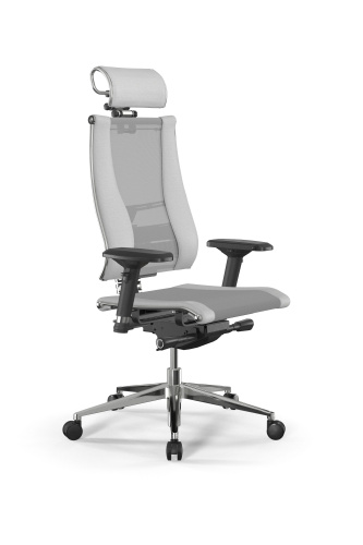 Кресло компьютерное МЕТТА Y 3DE B2-14D - YM93+Infinity, светло-серый, z509232128