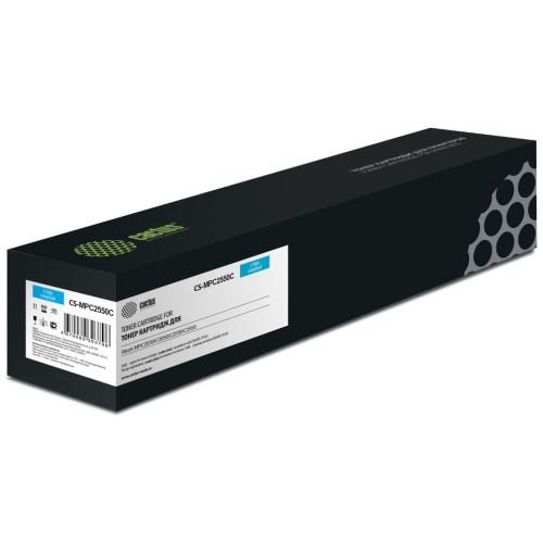 Картридж Cactus MP C2550C (CS-MPC2550C) 841197) голубой для Ricoh