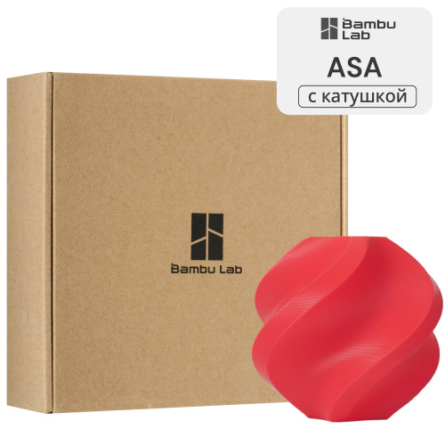 Филамент Bambu Lab ASA 1кг, RFID (с катушкой) Red (45200)