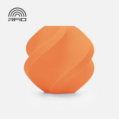 Филамент Bambu Lab PLA Matte 1кг, RFID (с катушкой) Matte Mandarin Orange (11300)