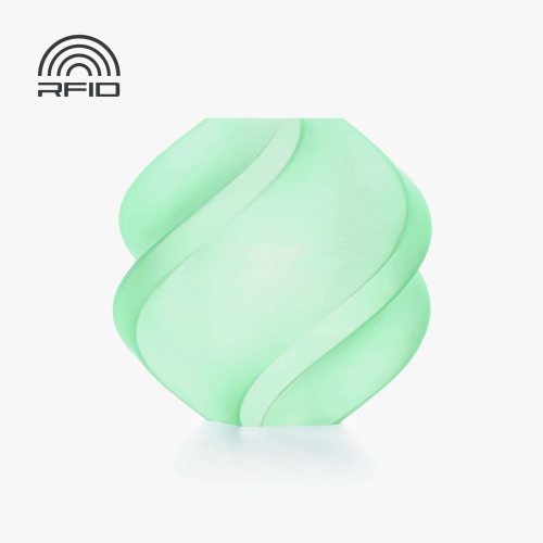 Филамент Bambu Lab PLA Translucent 1кг, RFID (с катушкой) Light Jade (13510)