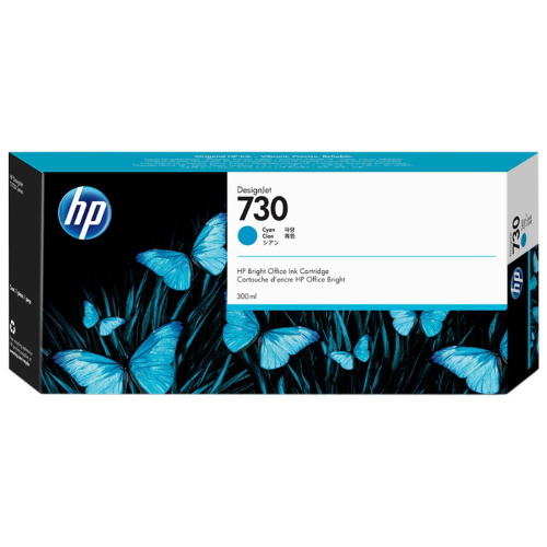 Картридж HP P2V68A (730) голубой 