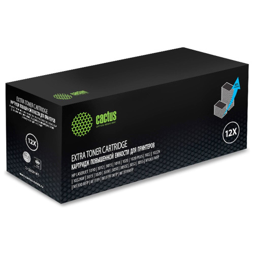 Картридж Cactus Q2612X (CS-Q2612X-MPS) 12A увеличенной емкости для HP