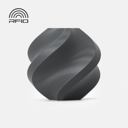 Филамент Bambu Lab PLA Basic 1кг, RFID (без катушки) Dark Gray (10105)