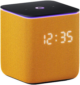 Умная колонка Яндекс Станция Миди с Алисой, с Zigbee, оранжевый