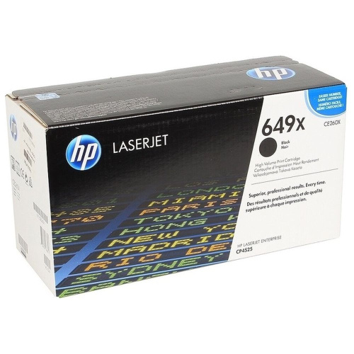 Картридж HP CE260X (649X) черный