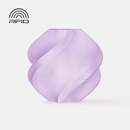 Филамент Bambu Lab PETG Translucent 1кг, RFID (с катушкой) Purple (32700)