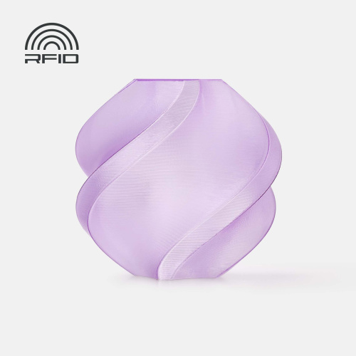 Филамент Bambu Lab PETG Translucent 1кг, RFID (с катушкой) Purple (32700)