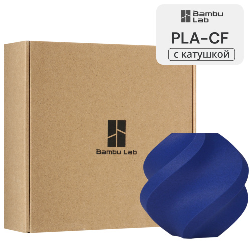 Филамент Bambu Lab PLA-CF 1кг, RFID (с катушкой) Royal Blue (14601)