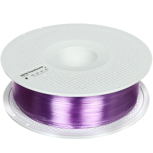 Филамент Bambu Lab PETG Translucent 1кг, RFID (с катушкой) Purple (32700)